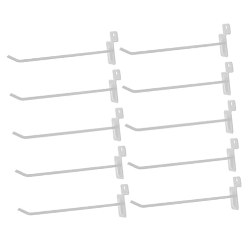 LIFKOME 10 Stück Teiliges Weißer Pegboard Haken aus Robustem Eisen für Supermarktregale und Werkzeugwand Aufhängung mit Hoher Tragkraft zur Praktischen Werkzeug Warenpräsentation LIFKOME 10 Stück Teiliges Weißer Pegboard Haken aus Robustem Eisen für Supermarktregale und Werkzeugwand Aufhängung mit Hoher Tragkraft zur Praktischen Werkzeug Warenpräsentation von LIFKOME