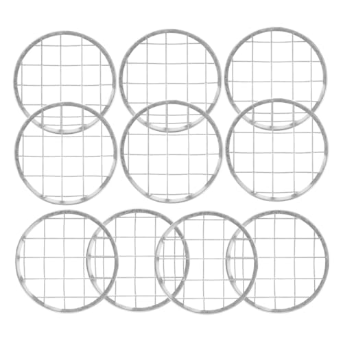 LIFKOME 10stücke Floral Grid Für Vase Sprossendeckel Für Einmachgläser Wiederverwendbares Blumengitter Aus Eisen Für Einmachgläser Vasengitter Zum Blumenarrangement von LIFKOME