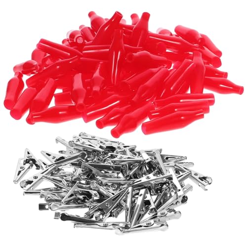 LIFKOME 100 Stück Alligator Clips Klein Robust Elektrisch Drahtprüfklammern Kompakt für Multimeter Messkabel und Elektrische Tests Zuhause Auto LIFKOME 100 Stück Alligator Clips Klein Robust Elektrisch Drahtprüfklammern Kompakt für Multimeter Messkabel und Elektrische Tests Zuhause Auto von LIFKOME