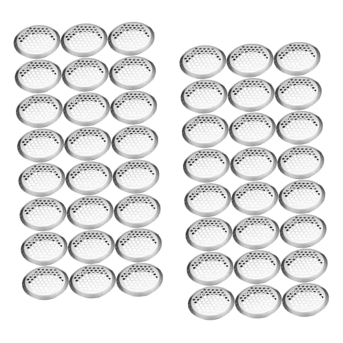 LIFKOME 100 Stück Edelstahl Lüftungsgitter Rund Ventilationsloch Korrosionsbeständig für Schränke Schuhschrank Kleiderschrank Einfache Montage Langlebiges Metall Belüftungsnetz LIFKOME 100 Stück Edelstahl Lüftungsgitter Rund Ventilationsloch Korrosionsbeständig für Schränke Schuhschrank Kleiderschrank Einfache Montage Langlebiges Metall Belüftungsnetz von LIFKOME