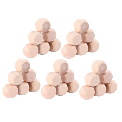 LIFKOME 100 Stück Holz Würfel Blanko Sechseitige Natur Holzwürfel zum Basteln DIY Würfel für Spiele Dekoration und Kreative Handwerksprojekte LIFKOME 100 Stück Holz Würfel Blanko Sechseitige Natur Holzwürfel zum Basteln DIY Würfel für Spiele Dekoration und Kreative Handwerksprojekte von LIFKOME
