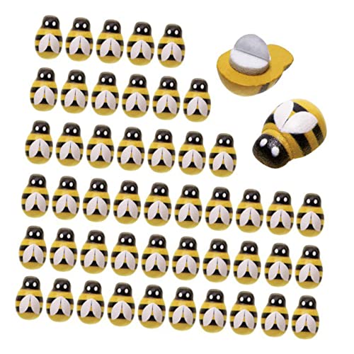 LIFKOME 100 Stück Selbstklebende Holzbienen DIY Zubehör für Handarbeiten Vivid Dekoration für Garten und Bastelprojekte Hochwertige Holzmaterialien Kreative Bastelideen LIFKOME 100 Stück Selbstklebende Holzbienen DIY Zubehör für Handarbeiten Vivid Dekoration für Garten und Bastelprojekte Hochwertige Holzmaterialien Kreative Bastelideen von LIFKOME
