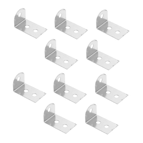 LIFKOME 100 Stück Teiliges Metall Eckwinkel Stabile Eckhalterung aus Robustem Eisen Kompakte Rahmenbefestigung für Foto Bilderrahmen Einsetzbar für Trockenbau für Heim Bürodekoration LIFKOME 100 Stück Teiliges Metall Eckwinkel Stabile Eckhalterung aus Robustem Eisen Kompakte Rahmenbefestigung für Foto Bilderrahmen Einsetzbar für Trockenbau für Heim Bürodekoration von LIFKOME