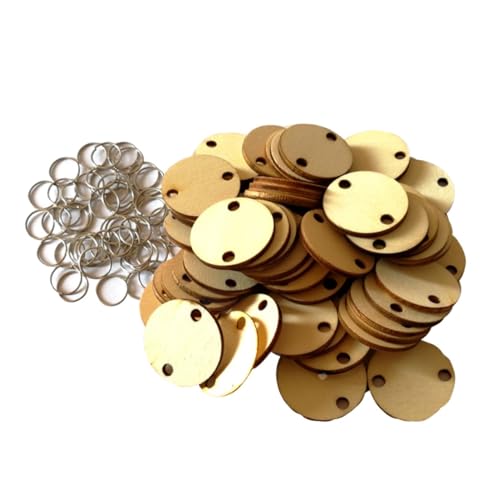 LIFKOME 100 Stück Teiliges Set Runde Holzscheiben und Eisendrähte für Hängenden Geburtstags und Erinnerungs Kalender DIY Holzplättchen Zubehör für Holztafel Natürliche Holzscheiben für LIFKOME 100 Stück Teiliges Set Runde Holzscheiben und Eisendrähte für Hängenden Geburtstags und Erinnerungs Kalender DIY Holzplättchen Zubehör für Holztafel Natürliche Holzscheiben für von LIFKOME