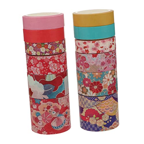 LIFKOME Washi Tape Satz 12 Rollen Blume Stil Selbstgemacht Handwerk Klebeband Dekoratives Papierband für Scrapbooking Tagebuch Notizbuch und Bastelarbeiten LIFKOME Washi Tape Satz 12 Rollen Blume Stil Selbstgemacht Handwerk Klebeband Dekoratives Papierband für Scrapbooking Tagebuch Notizbuch und Bastelarbeiten von LIFKOME