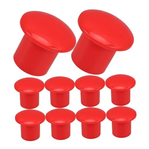 LIFKOME 12 Stück Rote Kunststoff Bewehrungskappen Rebar Endschutz Abdeckkappen für Baustellen Betonschutz Langlebig und Widerstandsfähig für Brücken Straßenbau LIFKOME 12 Stück Rote Kunststoff Bewehrungskappen Rebar Endschutz Abdeckkappen für Baustellen Betonschutz Langlebig und Widerstandsfähig für Brücken Straßenbau von LIFKOME