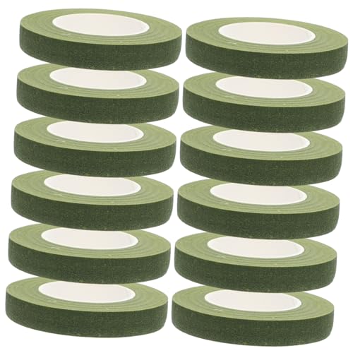 LIFKOME 12 Stück Teiliges Floristenband mit Stark Haftender Klebeschicht Vielseitig für Frische und Künstliche Blumen für Brautsträuße Boutonnieres und Diy-blumenarrangements bei von LIFKOME
