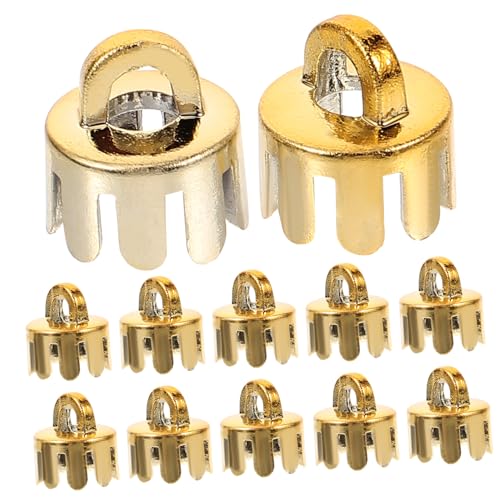 LIFKOME 12 Stück Teiliges Goldene Weihnachtskugel Endkappen Transparente Dekorationskappen Robuste Aufhänger für Christbaumschmuck Einfach zu Befestigen für DIY Bastelbedarf LIFKOME 12 Stück Teiliges Goldene Weihnachtskugel Endkappen Transparente Dekorationskappen Robuste Aufhänger für Christbaumschmuck Einfach zu Befestigen für DIY Bastelbedarf von LIFKOME