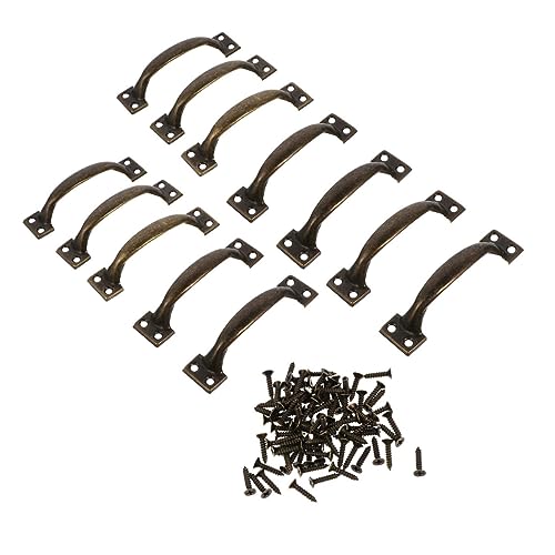 LIFKOME 12 Stück Teiliges Vintage Bow Möbelgriffe aus Eisen Antike Schrank Schubladengriffe für Küchenschränke Türen Kommoden Einfach zu Montieren Robust und Stilvoll von LIFKOME