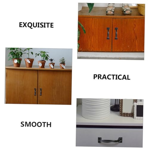 LIFKOME 14 Stück Teiliges Arch Form Eisengriffe für Schranktüren Möbelgriffe für Kommoden Küchen Kleiderschrank Glatte Oberfläche Ergonomisch Praktische Türgriffe von LIFKOME