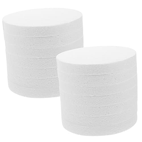 LIFKOME 16stücke Schaumstoff Kuchen Tablett Künstliche Kuchen Dekorative Tray DIY Schaumstoff Kreise Display Stand Bastelmaterial LIFKOME 16stücke Schaumstoff Kuchen Tablett Künstliche Kuchen Dekorative Tray DIY Schaumstoff Kreise Display Stand Bastelmaterial von LIFKOME