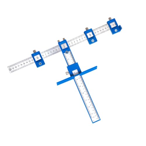 LIFKOME 1stück Woodwork Punching Locator Verstellbarer Holzwerkzeug Locher Positionierungsassistent Mit Klarer Kalibrierung Für Möbelbau Und Installationen von LIFKOME