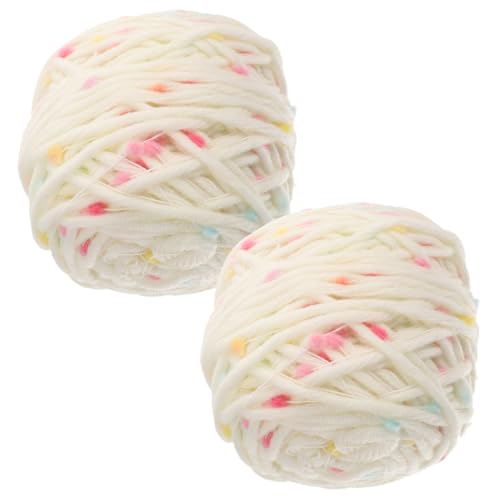 LIFKOME 2 Rollen Multifunktionales Portables Strickgarn Weiches Flexibles Häkelgarn in Bunten Farben für DIY Kissen Decken Vielseitig und Hautfreundlich Langlebig und Bequem LIFKOME 2 Rollen Multifunktionales Portables Strickgarn Weiches Flexibles Häkelgarn in Bunten Farben für DIY Kissen Decken Vielseitig und Hautfreundlich Langlebig und Bequem von LIFKOME