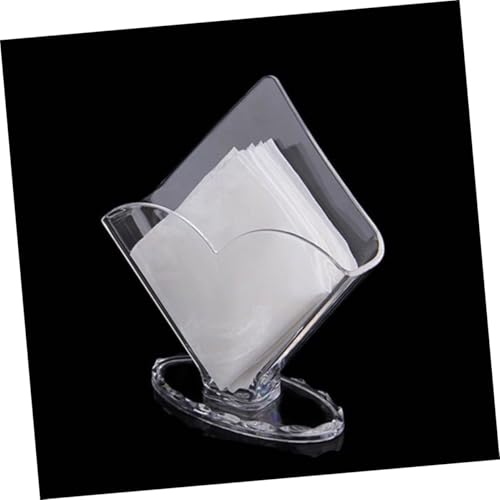 LIFKOME 2 STÜCK Teiliges Acryl Aufrechtes Taschentuchbox Modischer Tisch serviettenhalter Platzsparend Glatte Öffnung Vielseitig für Hotel Restaurant Zuhause Geeignet von LIFKOME