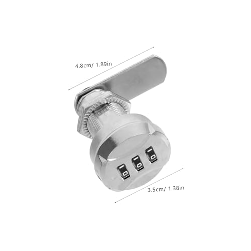 LIFKOME 2 Sätze Mechanisches Zahlenschloss Langlebiger Zinklegierung für Aktenschränke Briefkästen und Schubladen Kompakt Batteriefrei Einstellbarer Code Sichere Kombinationsschlösser für LIFKOME 2 Sätze Mechanisches Zahlenschloss Langlebiger Zinklegierung für Aktenschränke Briefkästen und Schubladen Kompakt Batteriefrei Einstellbarer Code Sichere Kombinationsschlösser für von LIFKOME