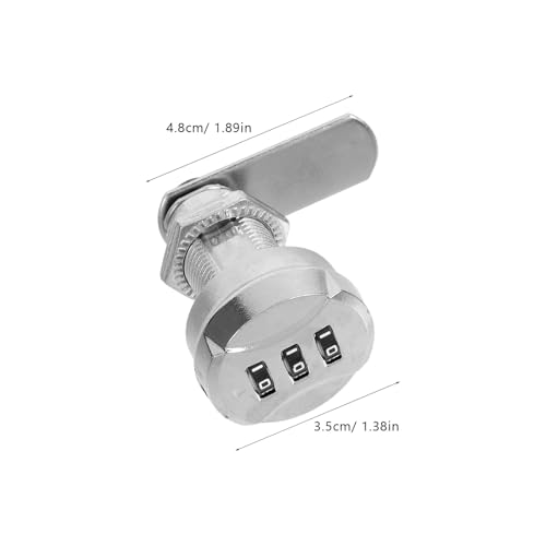 LIFKOME 2 Sätze Mechanisches Zahlenschloss für Schränke und Schubladen Zinklegierung Passwortschloss ohne Batterie Verstellbarer Code Sichere Kombination für Akten Briefkastenverschluss LIFKOME 2 Sätze Mechanisches Zahlenschloss für Schränke und Schubladen Zinklegierung Passwortschloss ohne Batterie Verstellbarer Code Sichere Kombination für Akten Briefkastenverschluss von LIFKOME