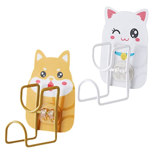 LIFKOME 2 Stck. Wandmontierte Waschbeckenhaken im Cartoon Tierdesign Dekorative Selbstklebende Haken für Badezimmer Küche und für Handtücher Taschen und Schlüssel LIFKOME 2 Stck. Wandmontierte Waschbeckenhaken im Cartoon Tierdesign Dekorative Selbstklebende Haken für Badezimmer Küche und für Handtücher Taschen und Schlüssel von LIFKOME