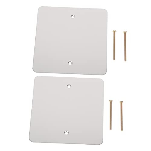 LIFKOME 2 Stück Abdeckplatte für Elektrische Steckdosen Wand und Deckenabdeckung zur Verdeckung von Öffnungen und Mängeln Installieren Langlebig und Elegant von LIFKOME