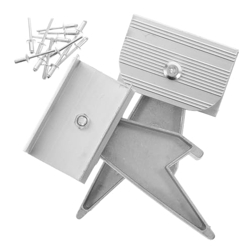 LIFKOME 2 Stück Aluminiumlegierung Teleskopleiter Halterungen Robuste Leiterteile zur Stabilisierung Installieren für Hausgebrauch Sicherer Sitz und Langlebig von LIFKOME