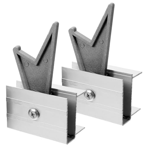 LIFKOME 2 Stück Aluminiumsprossenverriegelung Set Teiliges Rung Lock Kit für Erweiterungsleitern Stabiler Leiterstabilisator für Haushalts und Ingenieuranwendungen Langlebig und Praktisch von LIFKOME