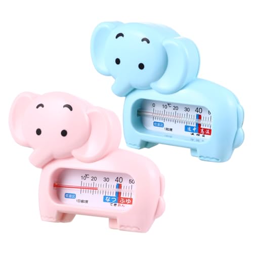 LIFKOME 2 Stück Badetier Thermometer im Design Sicheres Badewasser Temperaturmessgerät für Kleinkinder Präzise und Schnelle Messung und Blau von LIFKOME