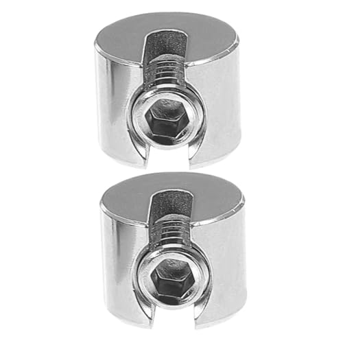 LIFKOME 2 Stück Drahtseilfutter Verzinkte Drahtseilklemme Überbrückungskabelklemmen Drahtseil Schnappköpfe Aufzugsdrahtseil Verzinkte Stahlkabelklemmen Wanddrahtklemmen Silberner LIFKOME 2 Stück Drahtseilfutter Verzinkte Drahtseilklemme Überbrückungskabelklemmen Drahtseil Schnappköpfe Aufzugsdrahtseil Verzinkte Stahlkabelklemmen Wanddrahtklemmen Silberner von LIFKOME