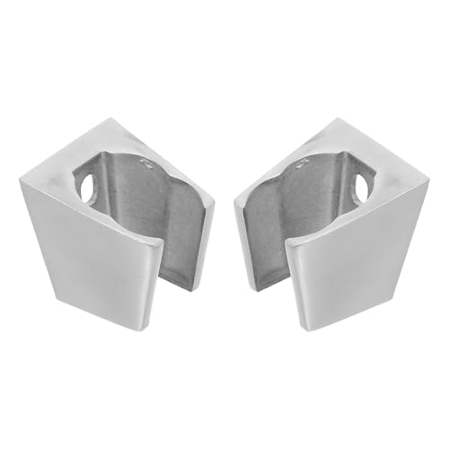 LIFKOME 2 Stück Edelstahl Duschkopfhalter Wandhalterung Handbrause Halterung Handbrausehalter Duschorganizer Badezimmer Zubehör für Ordentliche Dusche von LIFKOME