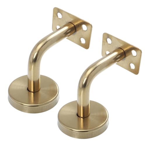LIFKOME 2 Stück Edelstahl Handlaufhalterung Wandmontage Robust Treppen Banister Rail Support Handrail Bracket Dekorativ Stabil Einfache Montage Modernes Design für Sichere Treppengeländer LIFKOME 2 Stück Edelstahl Handlaufhalterung Wandmontage Robust Treppen Banister Rail Support Handrail Bracket Dekorativ Stabil Einfache Montage Modernes Design für Sichere Treppengeländer von LIFKOME