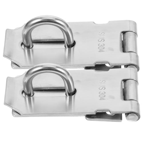 LIFKOME 2 Stück Edelstahl Türschloss Riegelschloss mit Vorhängeschloss Kompatibel für Holz gartentor Rostfrei Einbruchsicher Einfach zu Montieren Vielseitig für Haus Büro Garten Geeignet LIFKOME 2 Stück Edelstahl Türschloss Riegelschloss mit Vorhängeschloss Kompatibel für Holz gartentor Rostfrei Einbruchsicher Einfach zu Montieren Vielseitig für Haus Büro Garten Geeignet von LIFKOME