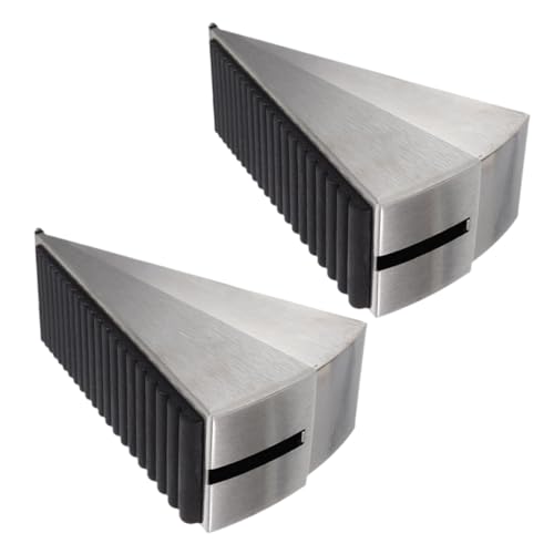 LIFKOME 2 Stück Einstellbarer Türstopper aus Edelstahl mit Gummikeil Schwerer Türfeststeller Robust und Verschleißfest für Innen Außentüren mit Federunterstütztem Hebemechanismus LIFKOME 2 Stück Einstellbarer Türstopper aus Edelstahl mit Gummikeil Schwerer Türfeststeller Robust und Verschleißfest für Innen Außentüren mit Federunterstütztem Hebemechanismus von LIFKOME