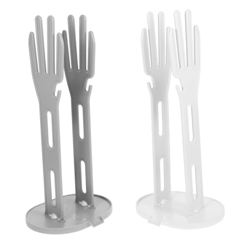 LIFKOME 2 Stück Handschuh Trockenständer mit Wasserablauf Küchenhandtuchhalter Mehrzweck Aufbewahrungsregal für Küchenhandschuhe und Geschirrtücher Weiß LIFKOME 2 Stück Handschuh Trockenständer mit Wasserablauf Küchenhandtuchhalter Mehrzweck Aufbewahrungsregal für Küchenhandschuhe und Geschirrtücher Weiß von LIFKOME