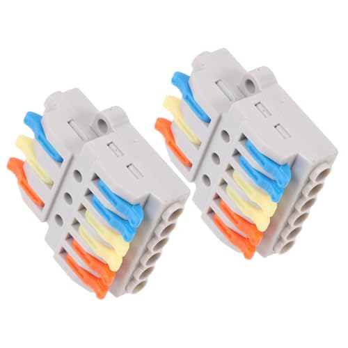 LIFKOME 2 Stück Hebel Kabelverbinder Kompakte Elektrische Steckverbinder Schnellanschluss für Hausinstallation und Fahrzeugverdrahtung Werkzeugfreie Montage LIFKOME 2 Stück Hebel Kabelverbinder Kompakte Elektrische Steckverbinder Schnellanschluss für Hausinstallation und Fahrzeugverdrahtung Werkzeugfreie Montage von LIFKOME