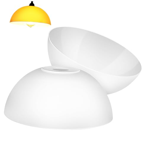 LIFKOME 2 Stück Kunststoff Lampenschirme Deckenleuchte Ømm Pilzform Widerstandsfähig Leicht Modern für Wohnzimmer Schlafzimmer Haushalt LIFKOME 2 Stück Kunststoff Lampenschirme Deckenleuchte Ømm Pilzform Widerstandsfähig Leicht Modern für Wohnzimmer Schlafzimmer Haushalt von LIFKOME