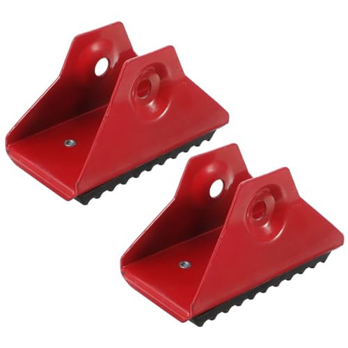 LIFKOME 2 Stück Leiterfuß Schutzkappen Rutschfeste Leiterfüße aus Sicherem Gummi Stoßfeste Ersatzfüße für Teleskop Stehleitern Stabile Standfüße für Mehr und Bodenschutz von LIFKOME