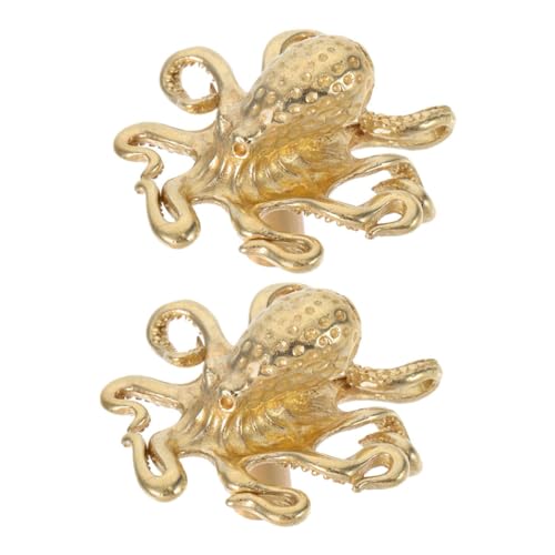 LIFKOME 2 Stück Messing Türgriffe Octopus Design Tier Schubladenknöpfe Vintage Kommode Griff für Küche Schrank Hardware mit Starkem Halt und Dekorativer Optik LIFKOME 2 Stück Messing Türgriffe Octopus Design Tier Schubladenknöpfe Vintage Kommode Griff für Küche Schrank Hardware mit Starkem Halt und Dekorativer Optik von LIFKOME