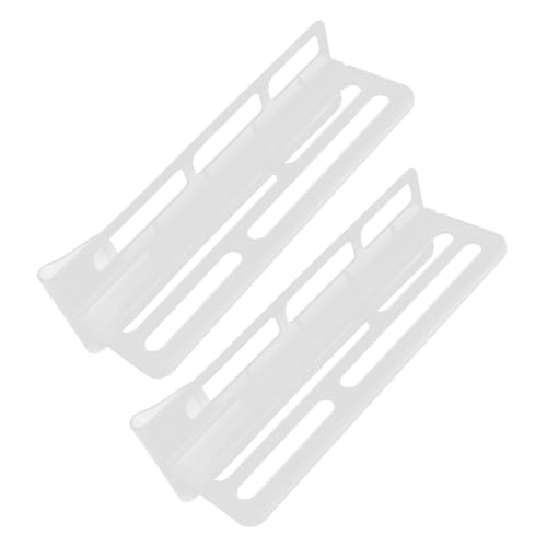 LIFKOME 2 Stück Multifunktionale Kühlschrankteiler Transparente Trennwände für Kühlschrank und Gefrierfach zur Optimalen Lebensmittelorganisation und Platzersparnis von LIFKOME