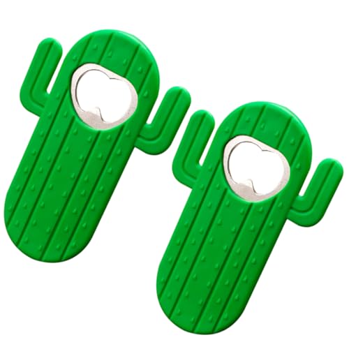 LIFKOME 2 Stück Multifunktionaler Metall Flaschenöffner im Kaktus Design Set für Partys Hochzeiten und Tragbar und Einfach zu Verwenden von LIFKOME