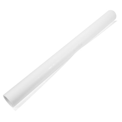 LIFKOME 2 Stück PVC Lampenschirm Material Lichtblockierende Folie für DIY Lampenschirme Weiß mit Bambusblatt Muster für Wand und Tischlampen von LIFKOME