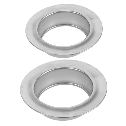 LIFKOME 2 Stück Runde Rohrabdeckplatte Wandlochabdeckung Für Klimaanlagen Dekorative Heizkörperlochabdeckung Klimaanlagen Lochabdeckung Lochabdeckung Für Rohre Edelstahl Lochschutz von LIFKOME