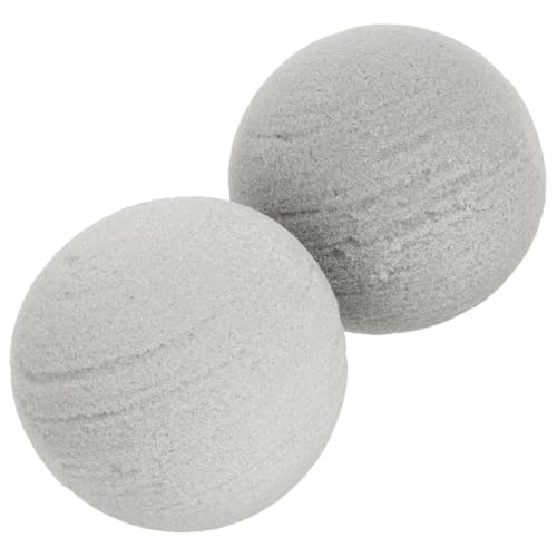 LIFKOME 2 Stück Runde Steckschaumkugeln für Blumenarrangements Langlebiger Schaumstoffball für DIY Blumen Sichere und Praktische Bastelhilfe für Kunstblumen und Dekoration von LIFKOME