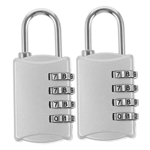 LIFKOME 2 Stück Sicherheitsschloss mit Zahlenkombination Digitales Metall Vorhängeschloss Robustes Kombinationsschloss für Spinde Schränke Koffer Gartentore Outdoor und Reise Einfach zu LIFKOME 2 Stück Sicherheitsschloss mit Zahlenkombination Digitales Metall Vorhängeschloss Robustes Kombinationsschloss für Spinde Schränke Koffer Gartentore Outdoor und Reise Einfach zu von LIFKOME