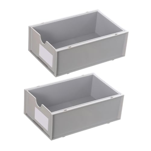 LIFKOME 2 Stücke Stapelbare Schubladenboxen Kosmetik Organizer Schreibwarenbehälter aus Kunststoff für Zuhause und Büro LIFKOME 2 Stücke Stapelbare Schubladenboxen Kosmetik Organizer Schreibwarenbehälter aus Kunststoff für Zuhause und Büro von LIFKOME