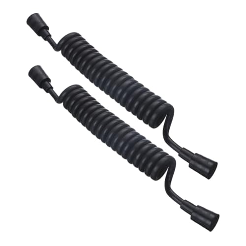 LIFKOME 2 Stück Teiliges Dehnbarer Brauseschlauch aus Edelstahl und Abs Korrosionsbeständig Installieren Kompatibel mit Handbrause für Komfortables Duscherlebnis von LIFKOME