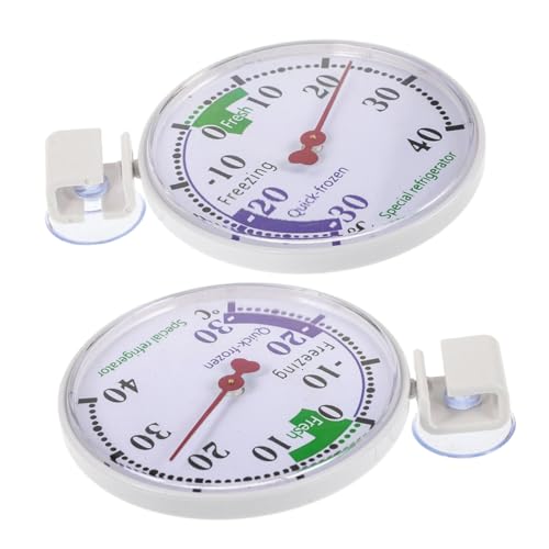 LIFKOME 2 Stück Teiliges Haushaltskühlschrank thermometer mit Zifferblatt Zuverlässiges Gefriergerät für Kühl Gefrierbereiche Vielseitig Einsetzbar für Supermarkt und Küche Ablesbar LIFKOME 2 Stück Teiliges Haushaltskühlschrank thermometer mit Zifferblatt Zuverlässiges Gefriergerät für Kühl Gefrierbereiche Vielseitig Einsetzbar für Supermarkt und Küche Ablesbar von LIFKOME