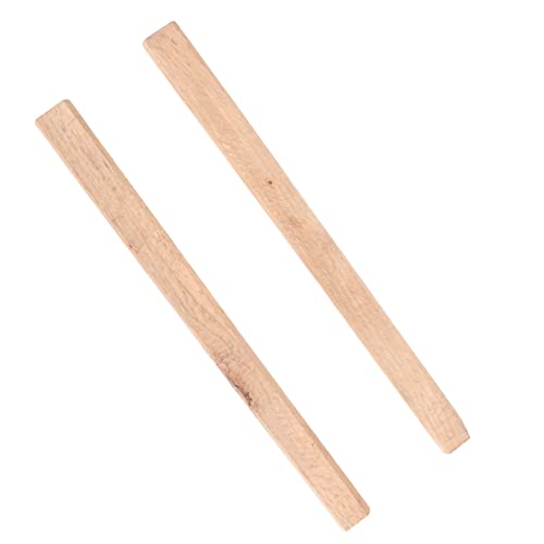 LIFKOME 2 Stück Teiliges Holz Axtstiel Flach Ersatzgriff für Äxte Ergonomisch Komfortabel Einfach zu Montieren Robust für Outdoor und Camping Axtköpfe von LIFKOME