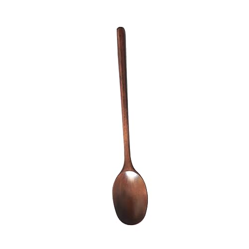 LIFKOME 2 Stück Teiliges Holzlöffel Lange Suppenkelle aus Natürlichem Holz Ergonomischer Griff zum Servieren von Suppe und Eintöpfen für Zuhause und Gastronomie Hellgelb und Braun von LIFKOME