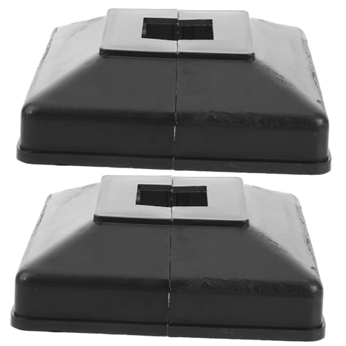 LIFKOME 2 Stück Teiliges Kunststoff Pfostenschürzen Abnehmbare Geländerpfosten Abdeckkappen Wetterfeste Dekorative Veranda Säulenverkleidung Schutz für Balkon und Treppenboden LIFKOME 2 Stück Teiliges Kunststoff Pfostenschürzen Abnehmbare Geländerpfosten Abdeckkappen Wetterfeste Dekorative Veranda Säulenverkleidung Schutz für Balkon und Treppenboden von LIFKOME