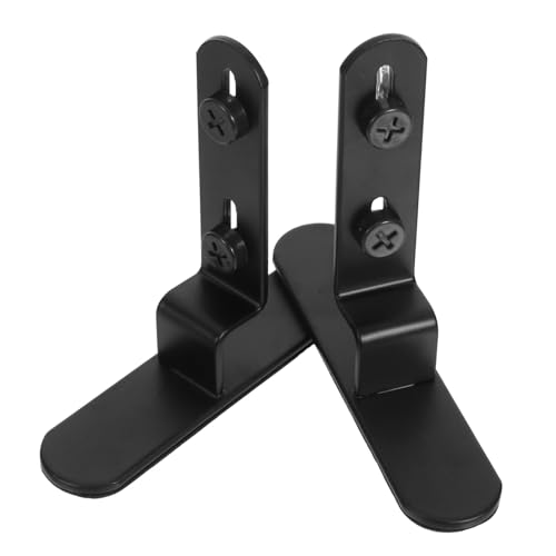 LIFKOME 2 Stück Teiliges Metall-pegboard-halter Verstellbare Wand Tischhalterung Stabiles Befestigungszubehör für Garage Küche Büro Einfache Montage ohne Werkzeug Schwarz von LIFKOME