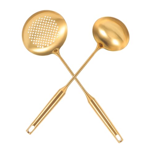 LIFKOME 2 Stück Teiliges Suppenlöffel mit Langem Griff Multifunktionaler Küchenlöffel zum Servieren von Suppe Reis Poliert Glatt Langlebig Spülmaschinengeeignet LIFKOME 2 Stück Teiliges Suppenlöffel mit Langem Griff Multifunktionaler Küchenlöffel zum Servieren von Suppe Reis Poliert Glatt Langlebig Spülmaschinengeeignet von LIFKOME