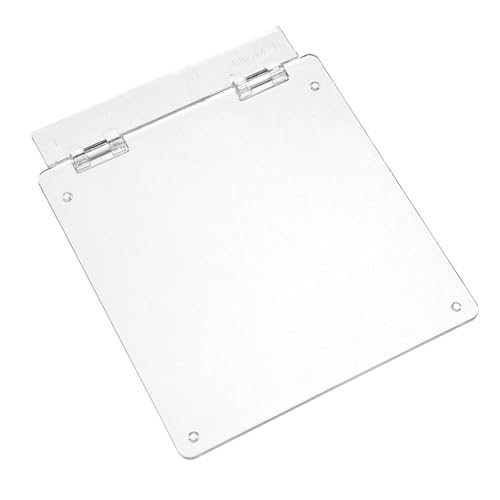 LIFKOME 2 Stück Teiliges Transparentes Panel Cover aus Robustem Material Zentraler Klimaanlagen Schutz Staub Berührungssicher Einfache Montage Langlebiger Wandpanel Protector für von LIFKOME
